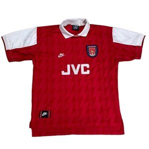 Arsenal Jersey 1994-1995 Red Home Nike Premier JVC Size XL Vintage Football
